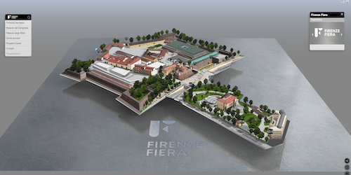 Progetto Expi4D per Fiera Firenze - Visualizzazione 3D stand