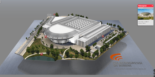 Progetto Expi4D per Palacongressi Rimini - Esplorazione 3D sale