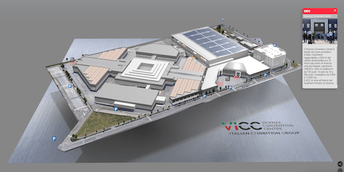 Progetto Expi4D per Fiera VICC Vienna - Centro espositivo virtuale